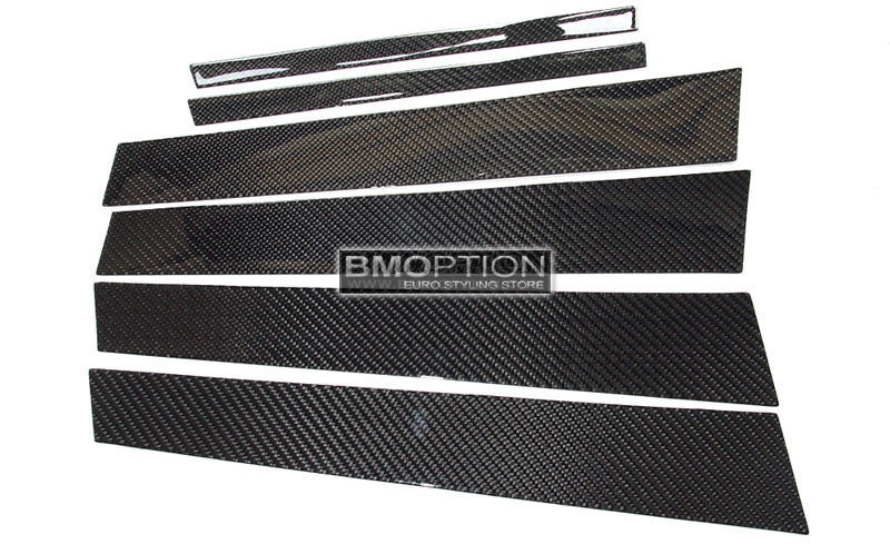 Real Carbon Fiber Pillar Panel Cover