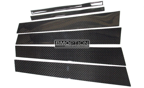 Real Carbon Fiber Pillar Panel Cover