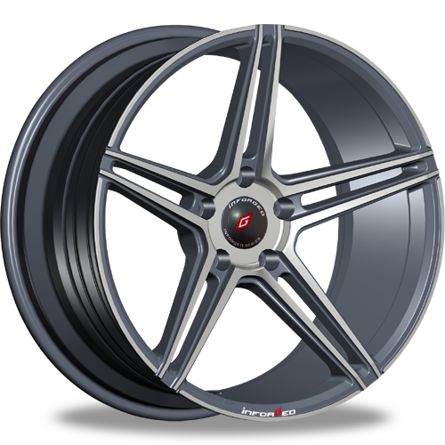 IFG5 19" Silver Machined / Gun Metal - INFORGED WHEELS