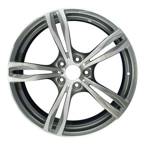 M5 F10 Style 343 20" Machined with Charcoal Alloy Wheels