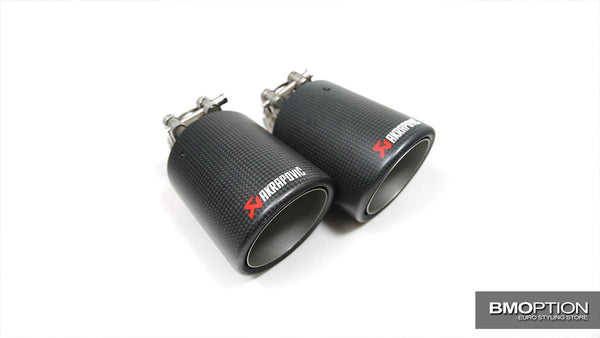 Akrapovic Carbon Fiber Exhaust Tips