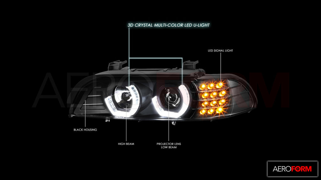 E39 F-Series Style LED Projector Headlight