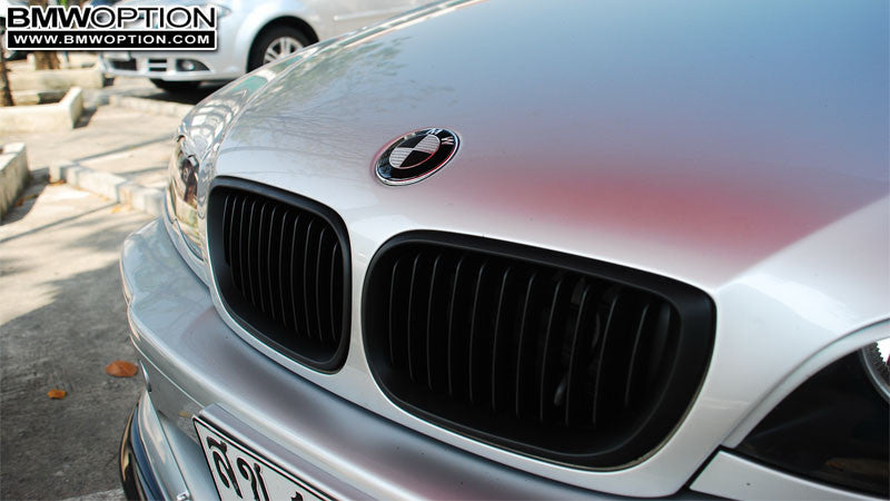 E46 4D 02-05 Matt Black Front Grille