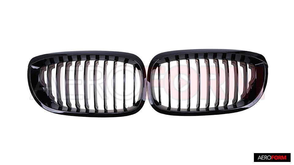 E46 2D 03-05 Glossy Black Front Grille