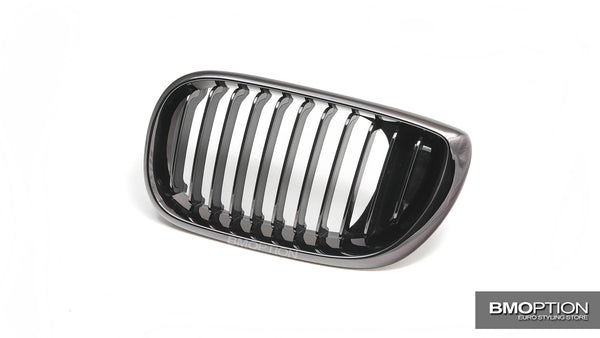 E46 4D 02-05 BlackChrome Front Grille