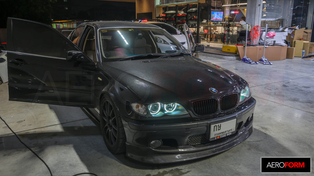 E46 4D 02-05 Glossy Black Front Grille