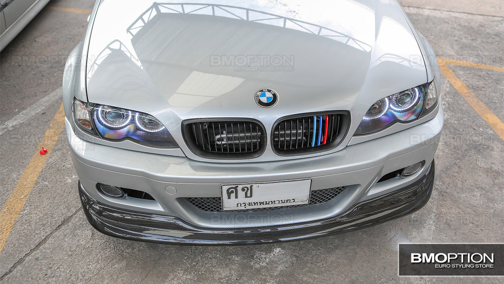 E46 4D 02-05 Matt Black Front Grille + M Colors