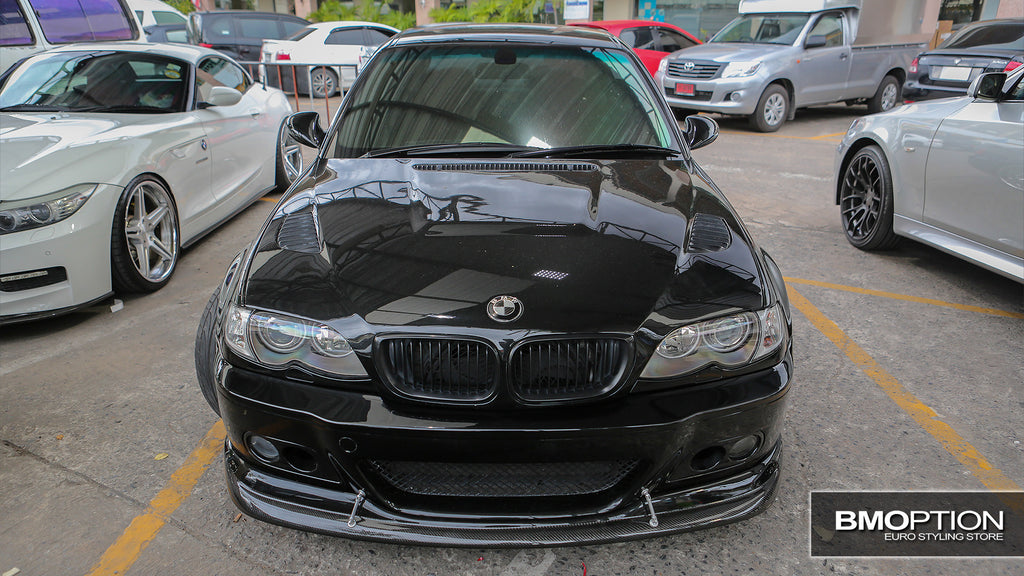 E46 4D 02-05 Matt Black Front Grille