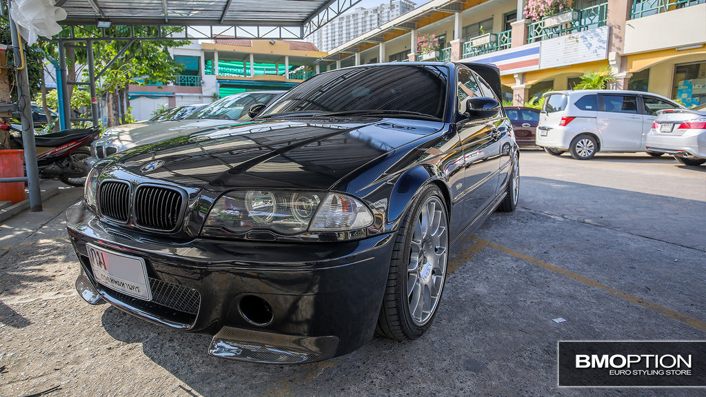 E46 4D 98-01 Matt Black Front Grille