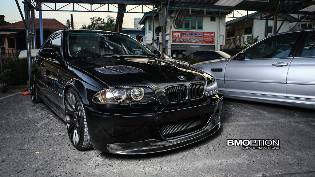 E46 4D 98-01 BlackChrome Front Grille