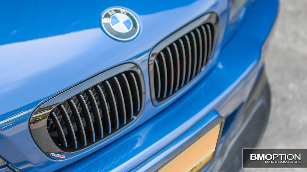 E46 2D 98-02 Glossy Black Front Grille