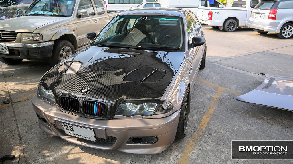E46 4D 98-01 Matt Black Front Grille (M Color)