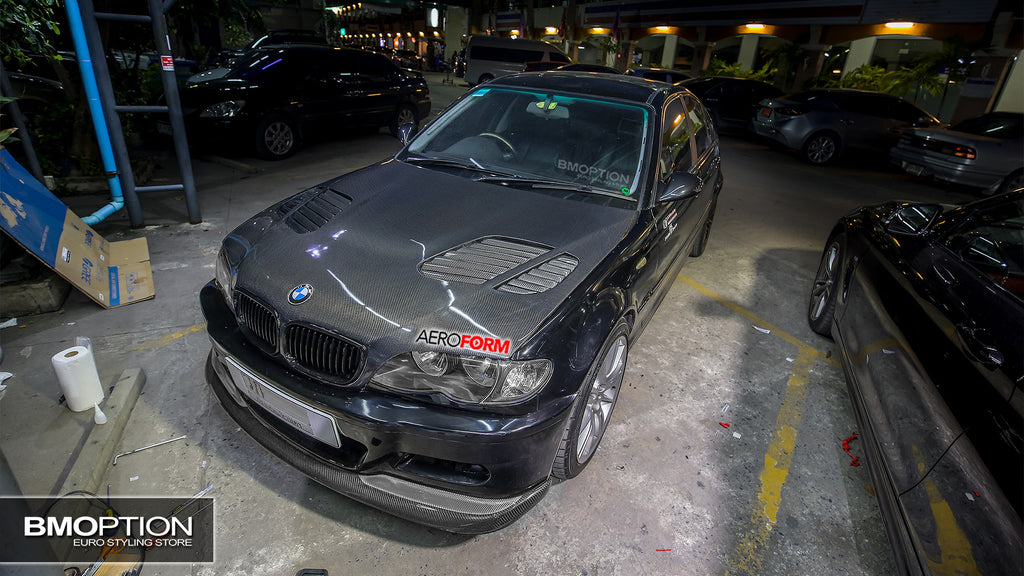 E46 4D 02-05 Glossy Black Front Grille
