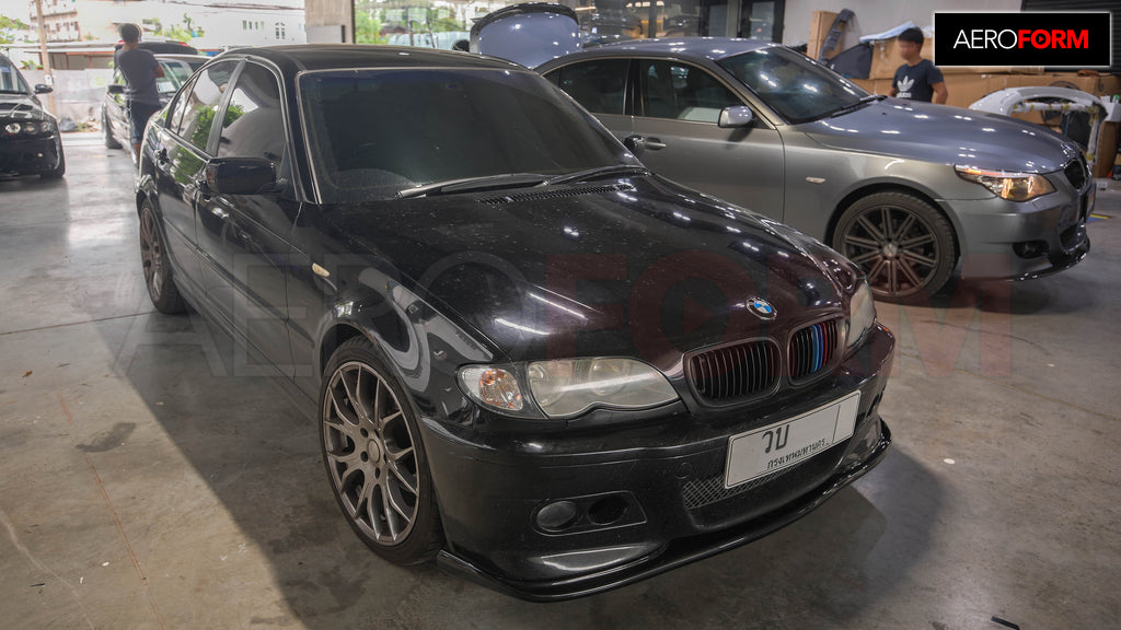 E46 4D 02-05 Matt Black Front Grille + M Colors
