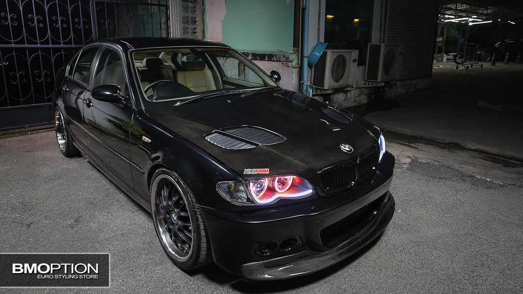 E46 4D 02-05 Glossy Black Front Grille