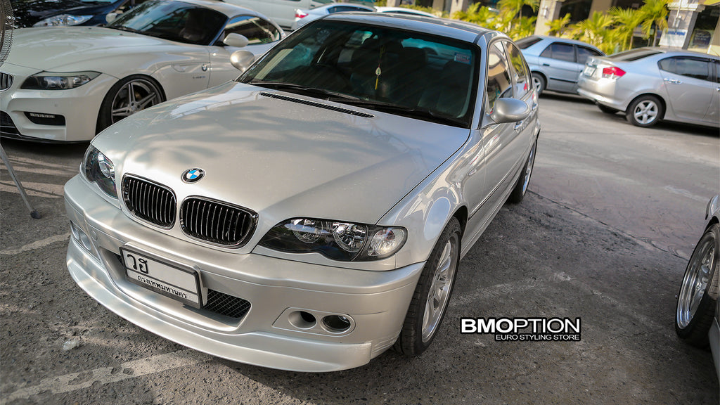 E46 4D 02-05 BlackChrome Front Grille