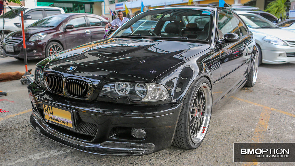 E46 2D 98-02 Glossy Black Front Grille