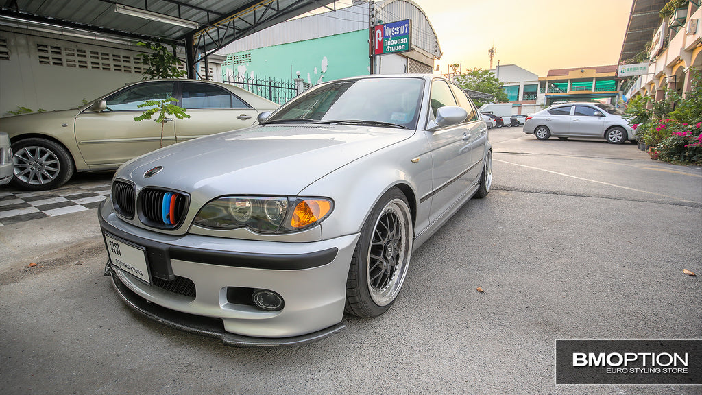 E46 4D 02-05 Matt Black Front Grille + M Colors