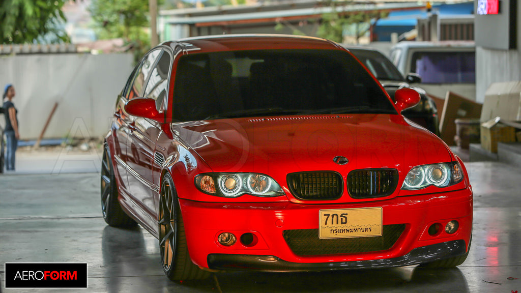 E46 4D 02-05 Matt Black Front Grille + M Colors