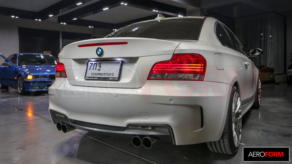 E82 E87 E88 1M Style Rear Bumper (Plastic : PP)