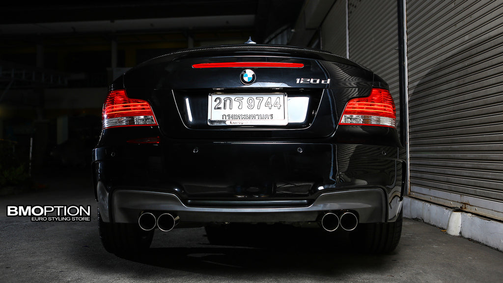 E82 E87 E88 1M Style Rear Bumper (Plastic : PP)