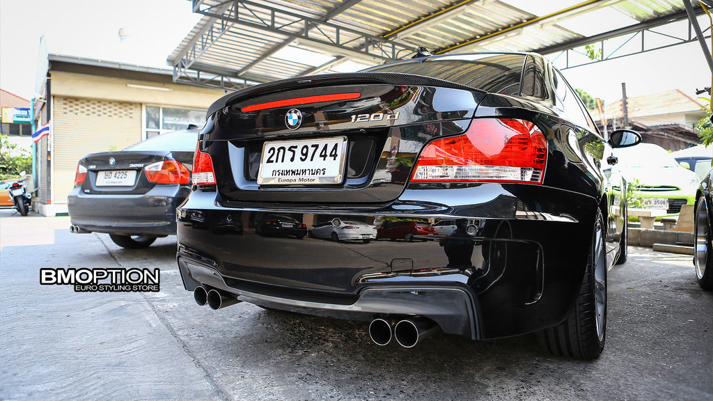 E82 E87 E88 1M Style Rear Bumper (Plastic : PP)
