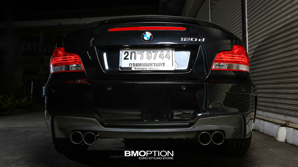 E82 E87 E88 1M Style Rear Bumper (Plastic : PP)