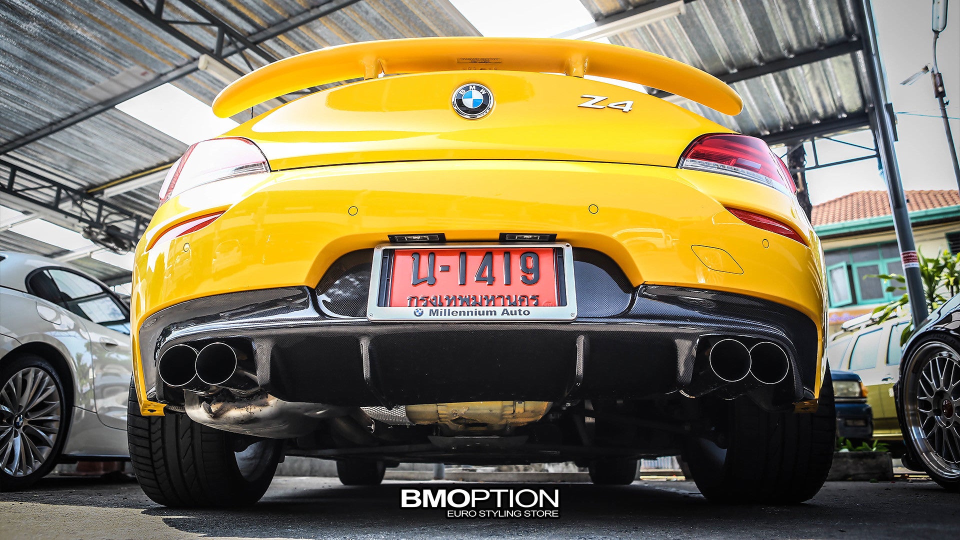 Z4 E89 3D Design M Sport Rear Diffuser - Aeroform Thailand