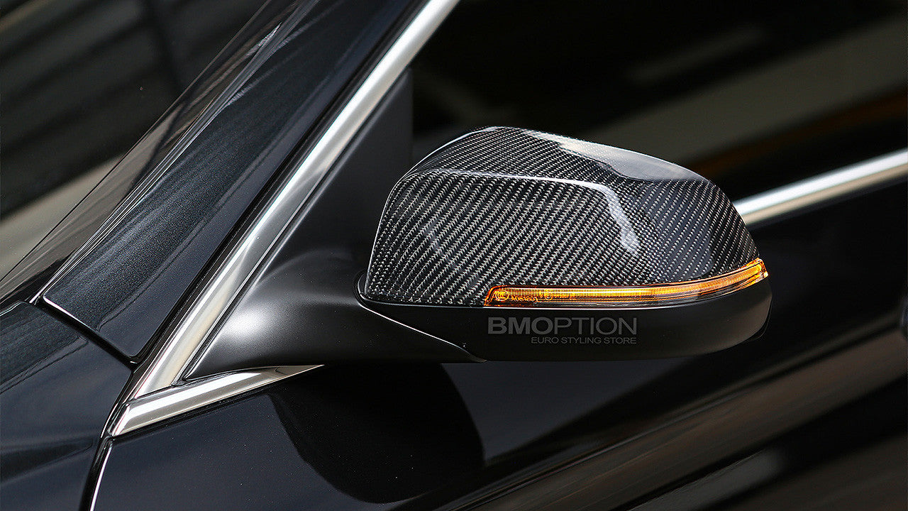 2019-2024 BMW X5 Mirror Covers M Style Carbon Fiber