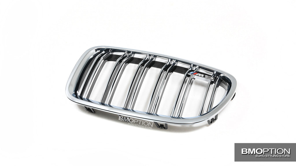 F10 M5 Style Chrome Line Front Grille