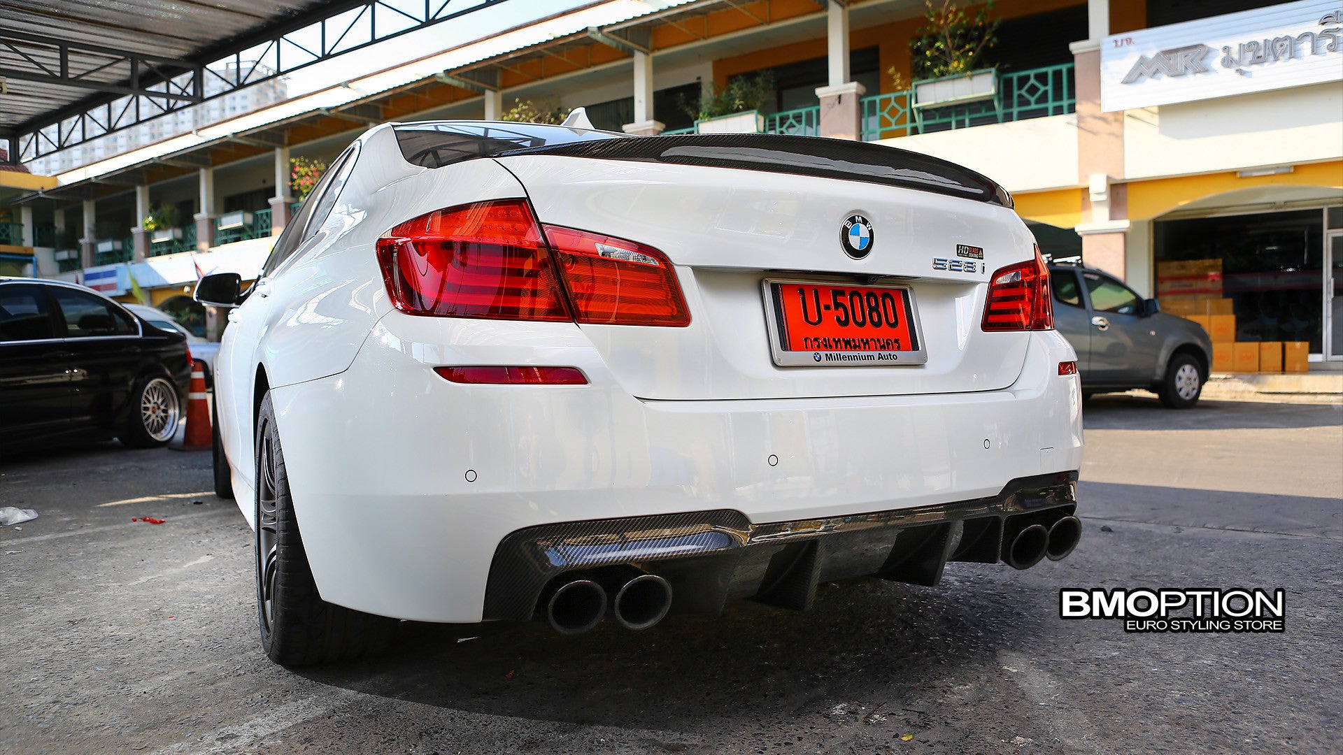 Diffuser กันชนหลัง F10 DTM Style M5 Rear Diffuser (Carbon Fiber ...