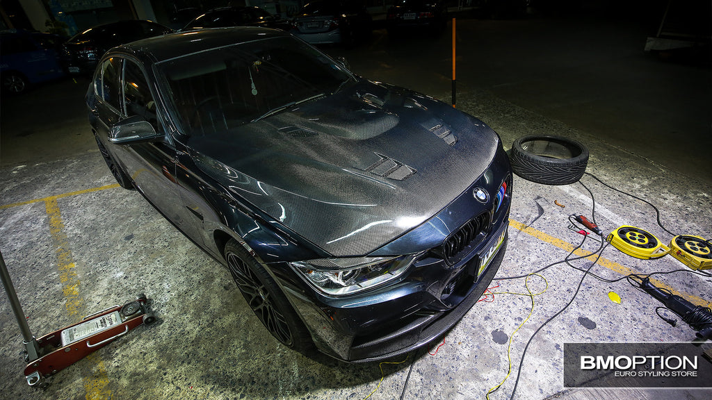 F30 M Performance Style Front Lip (Carbon Fiber)