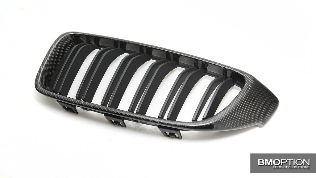 F32 F82 M4 / F80 M3 Style Front Grille (Carbon Fiber)
