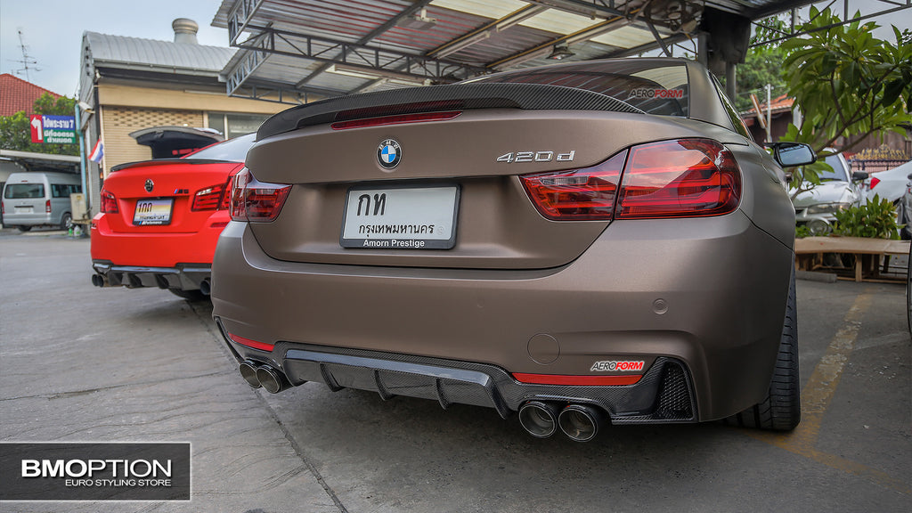 F32 M Performance Style M Sport Rear Diffuser