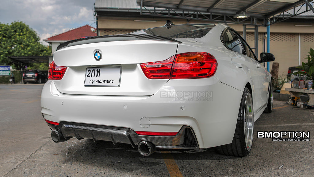 F32 M Performance Style M Sport Rear Diffuser