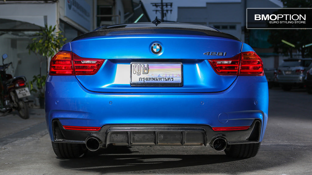F32 M Performance Style M Sport Rear Diffuser