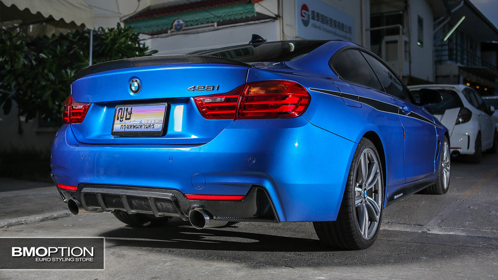 F32 M Performance Style M Sport Rear Diffuser