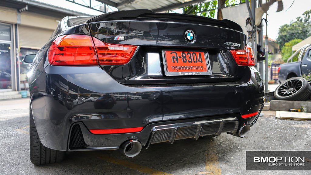 F32 M Performance Style M Sport Rear Diffuser