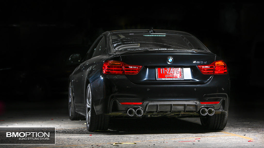 F32 M Performance Style M Sport Rear Diffuser