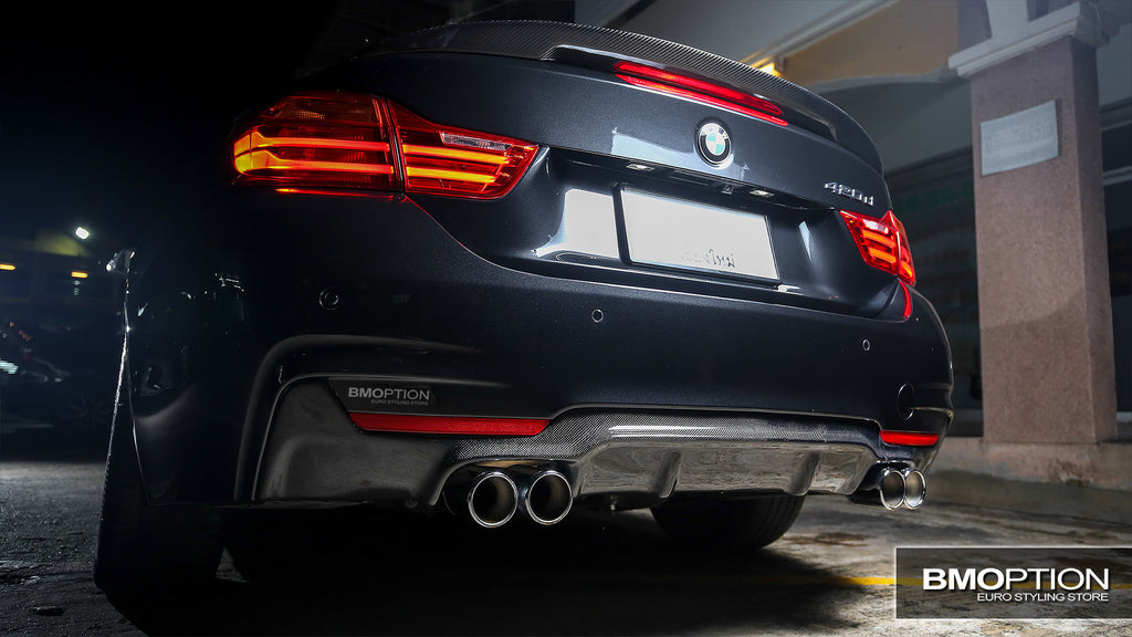 F32 3D Design M Sport Rear Diffuser