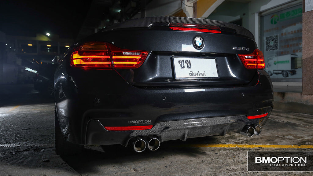 F32 3D Design M Sport Rear Diffuser