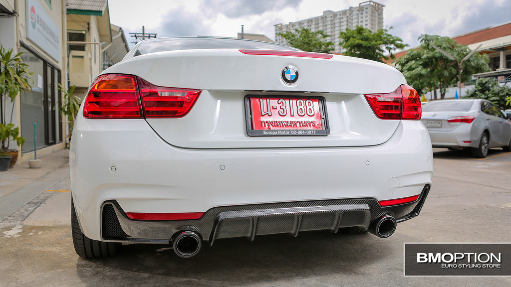F32 M Performance Style M Sport Rear Diffuser