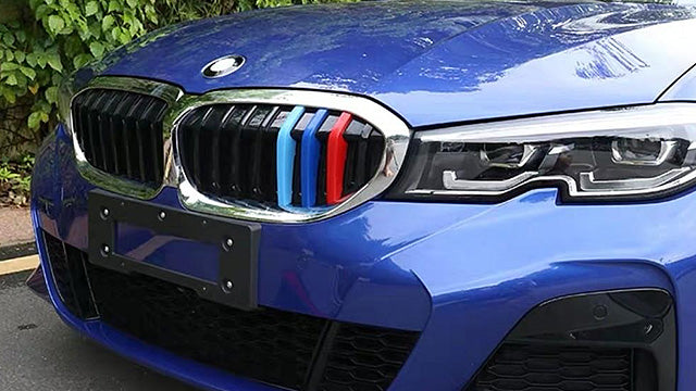 ///M 3 Colors Front Grille Cover (3 Series - ABS)