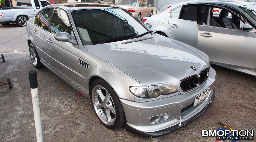 E46 4D 02-05 BlackChrome Front Grille