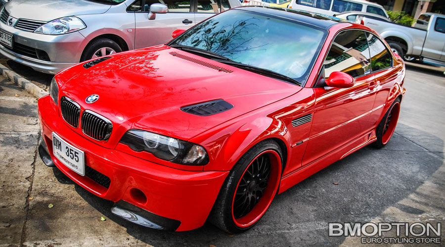 E46 2D 98-02 BlackChrome Front Grille