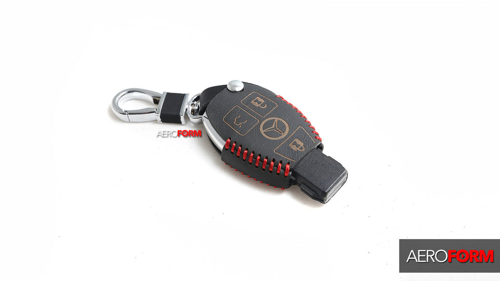 Mercedes Soft Leather Key Shirt + Key Ring