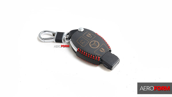 Mercedes Soft Leather Key Shirt + Key Ring