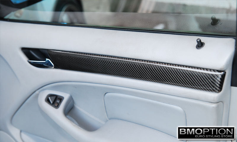 E46 4D Real Carbon Fiber Interior Trim Set