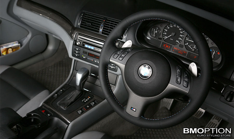E46 4D Real Carbon Fiber Interior Trim Set