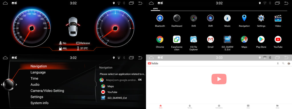 F10 / F11 Android 10.25" Multimedia Navigation System